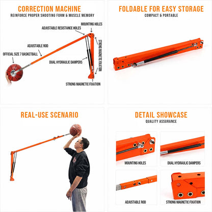 Foldable Basketball Shooting Form Trainer